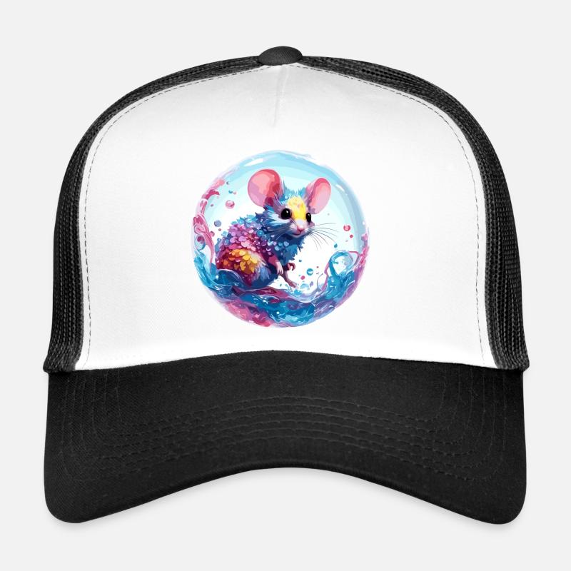 Tier in Seifenblase / kindlich / niedlich / Maus Trucker Cap