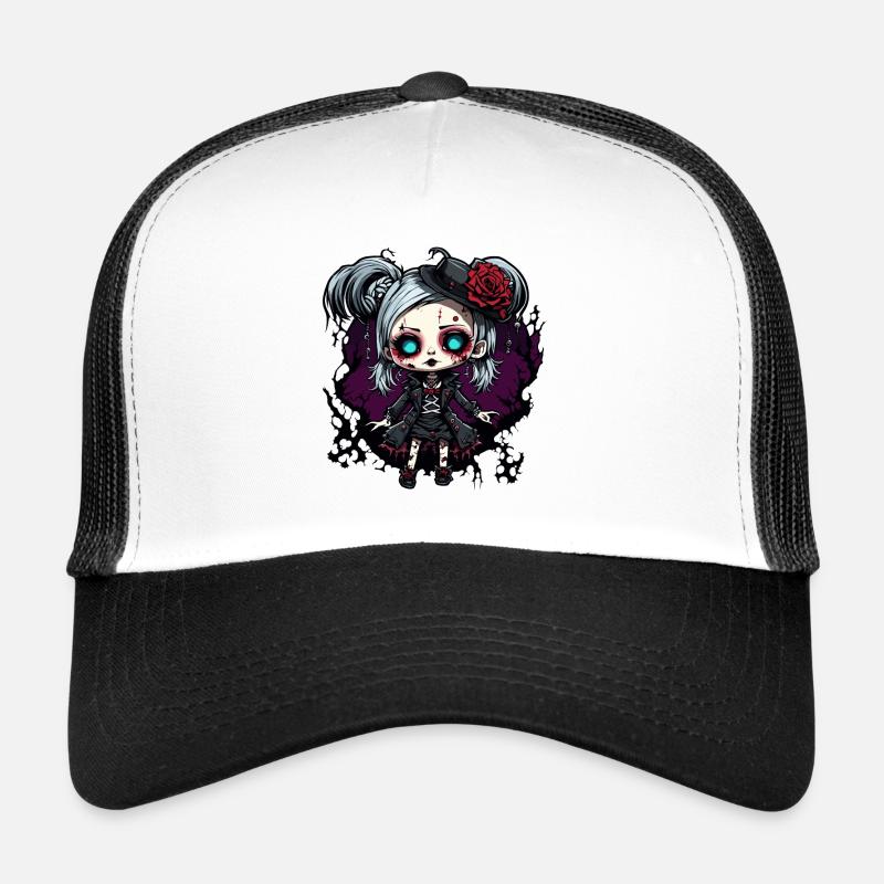 Poupée d’horreur / Halloween / Effrayant / Sombre Casquette trucker 