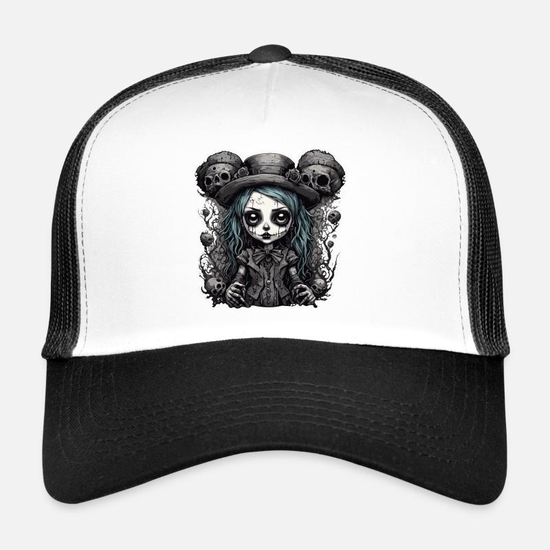 Poupée d’horreur / Halloween / Effrayant / Sombre Casquette trucker 