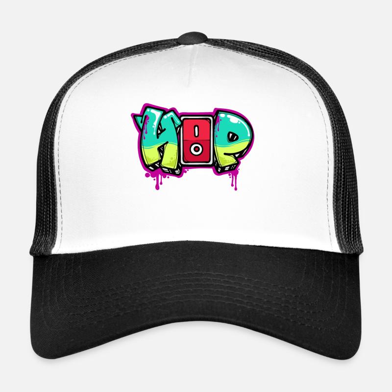 Strassenkunst Graffiti Spraydose Kunst Spruch Trucker Cap