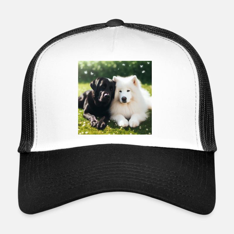 Bureau de l’Inspecteur général1 - Casquette trucker  - blanc/noir
