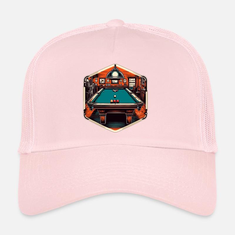 Billard / Boule de billard / 8 boules / billard / Kö Casquette trucker 