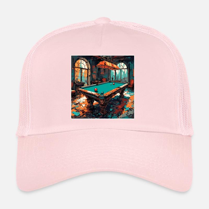 Billard / Boule de billard / 8 boules / billard / Kö Casquette trucker 