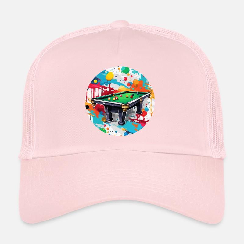 Billard / Boule de billard / 8 boules / billard / Kö Casquette trucker 