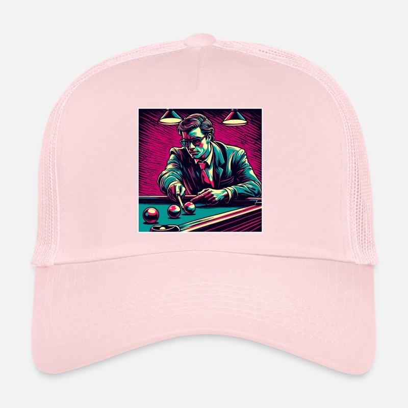 Billard / Boule de billard / 8 boules / billard / Kö Casquette trucker 
