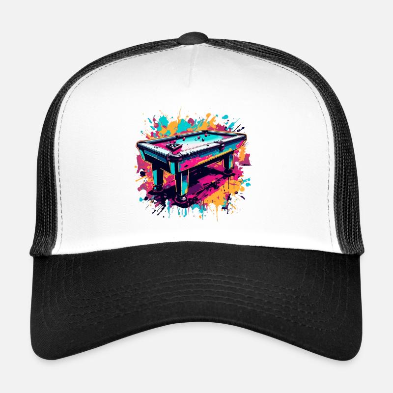 Billardtisch / Billiardkugel / 8 Ball / Pool / Kö Trucker Cap