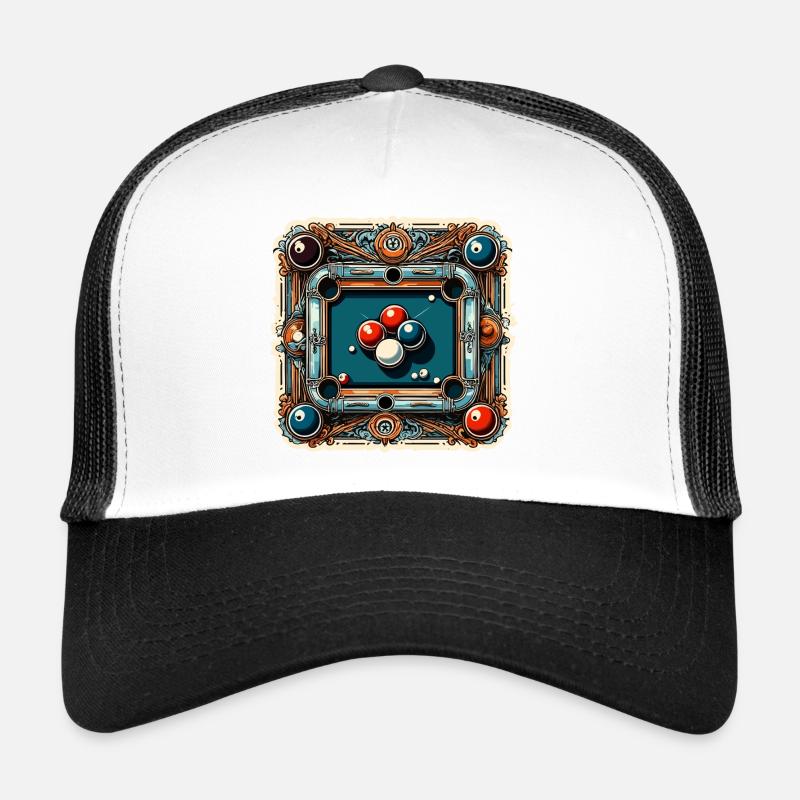 Billardtisch / Billiardkugel / 8 Ball / Pool / Kö Trucker Cap