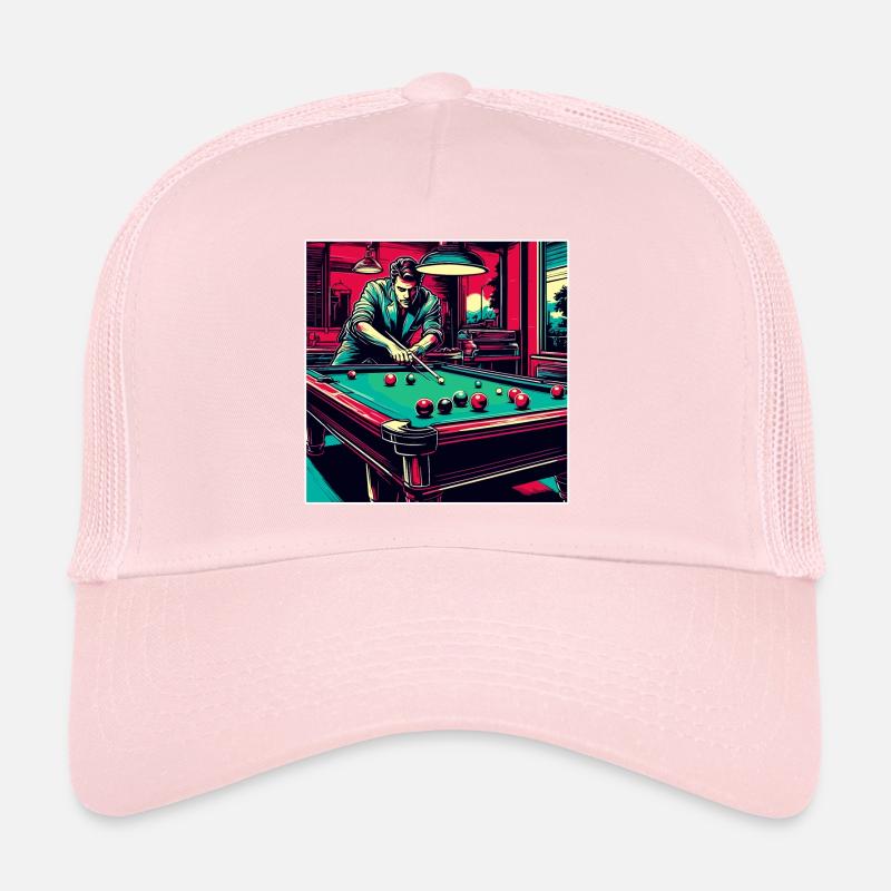 Billard / Boule de billard / 8 boules / billard / Kö Casquette trucker 