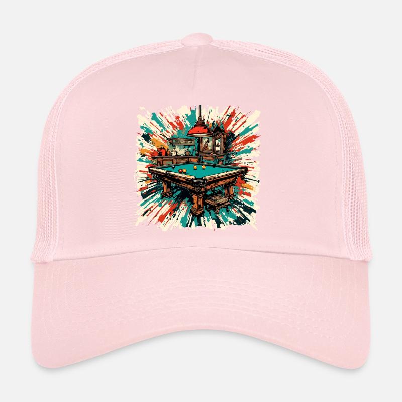Billard / Boule de billard / 8 boules / billard / Kö Casquette trucker 