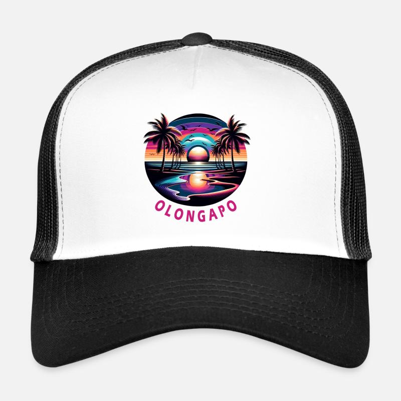 Olongapo City Philippines vacation sunset Trucker Cap
