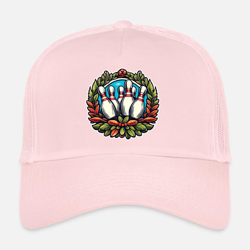 Bowling / Quilles / Bowling / Pin / Strike Casquette trucker 