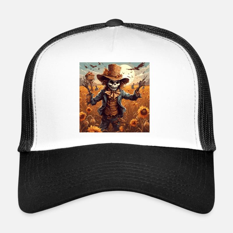 Épouvantail / Ouvrier de la moisson / Champ de maïs / Champ Casquette trucker 