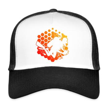Diver Diving Free Dive Diving Men - Trucker Cap - white/black - Front