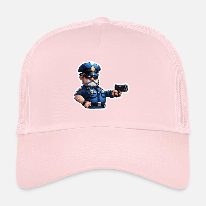 Police / Opérations / Profession / Emploi / Forces d’urgence Casquette trucker 