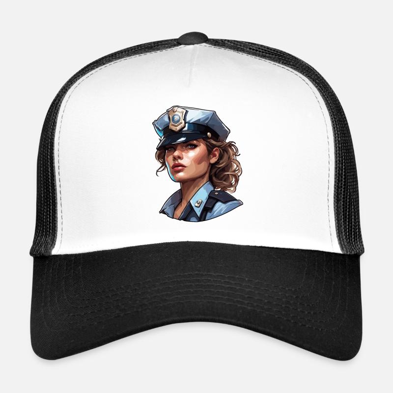 Police / Operations / Profession / Job / Emergency Forces Trucker Cap