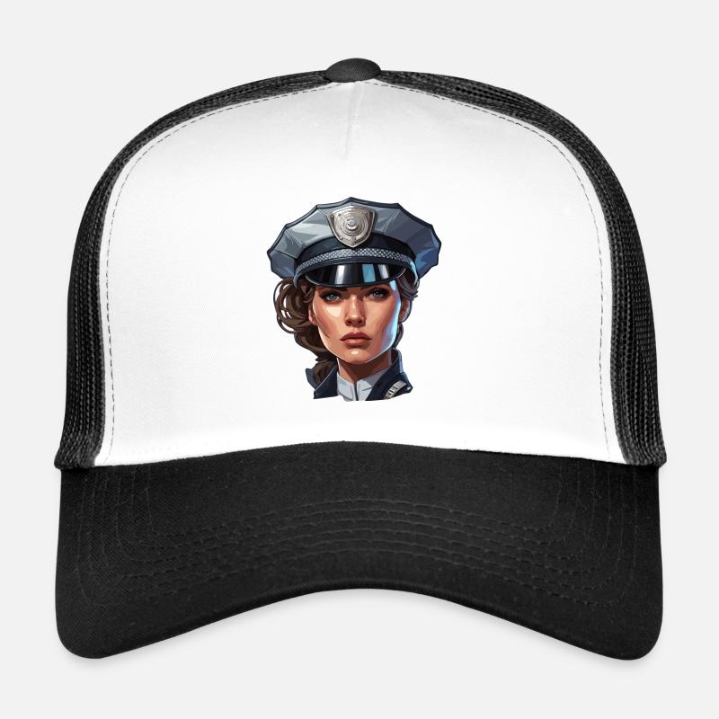 Police / Operations / Profession / Job / Emergency Forces Trucker Cap