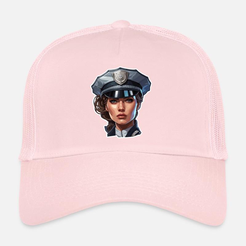 Police / Opérations / Profession / Emploi / Forces d’urgence Casquette trucker 