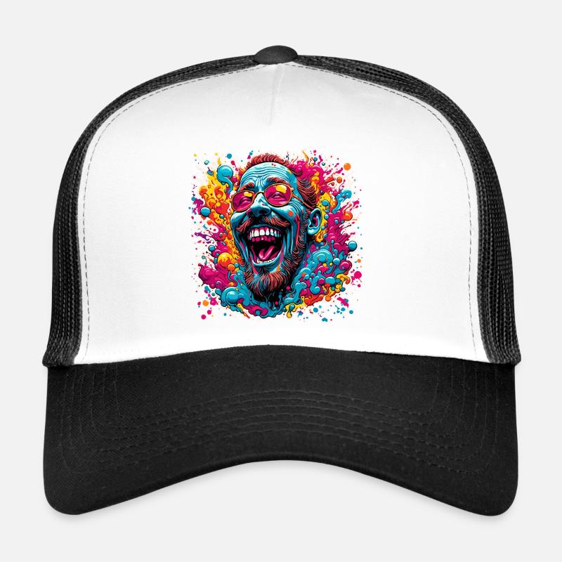 psychedelic / Goa / Hippie / Halluzination / Peace Trucker Cap