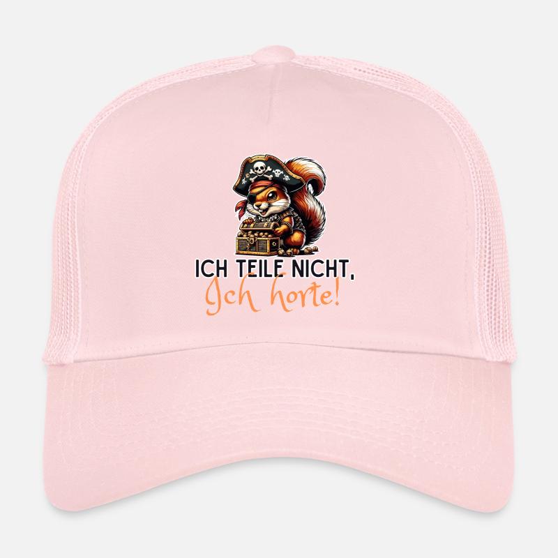 Écureuil Pirate dicton drôle Casquette trucker 