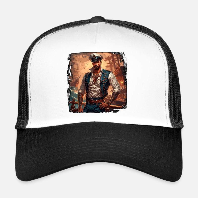 Matrose / Schiffsbesatzung / Decksmann / Anker Trucker Cap