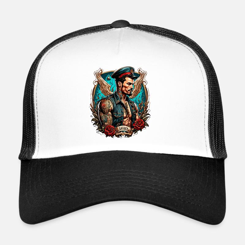 Matrose / Schiffsbesatzung / Decksmann / Anker Trucker Cap