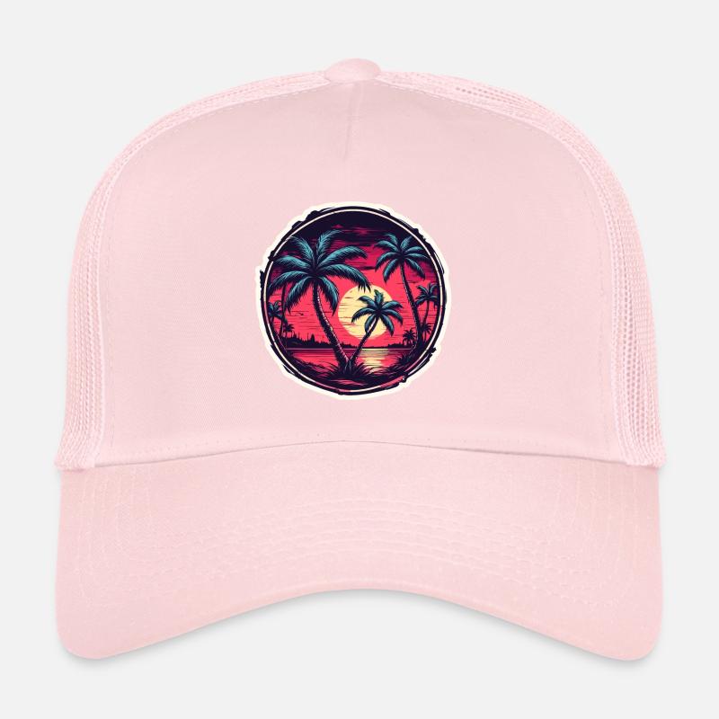 Plage / Île / Vacances / Été / Soleil / Mer Casquette trucker 