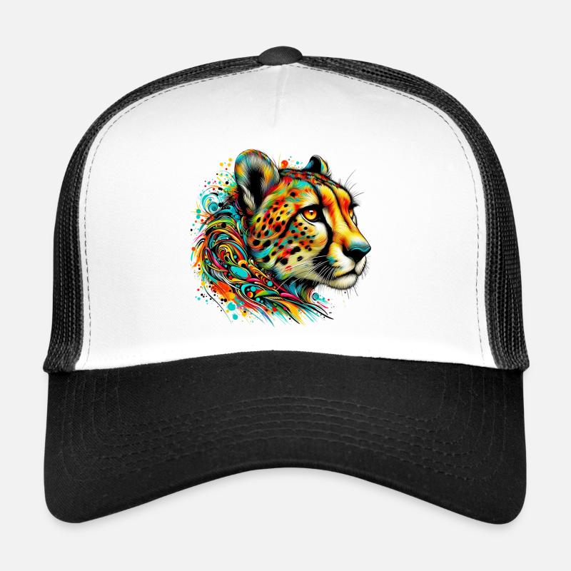 Gepard - Trucker Cap - Weiß/Schwarz