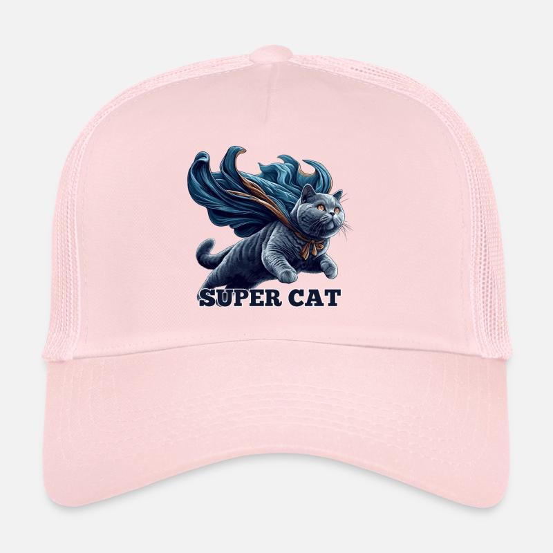 Super Katze BKH Blue Geschenk Trucker Cap