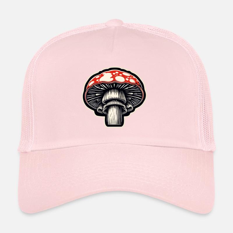 Mushroom / Mushroom / Meadow / Forest / Goa / Psy Trucker Cap