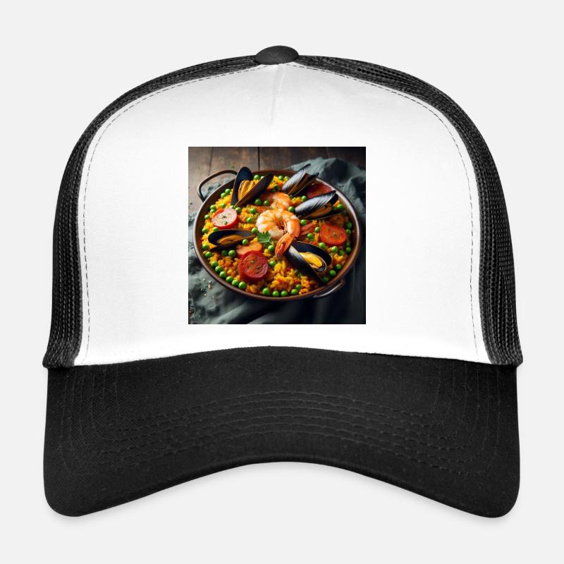 Paella - Trucker Cap - white/black