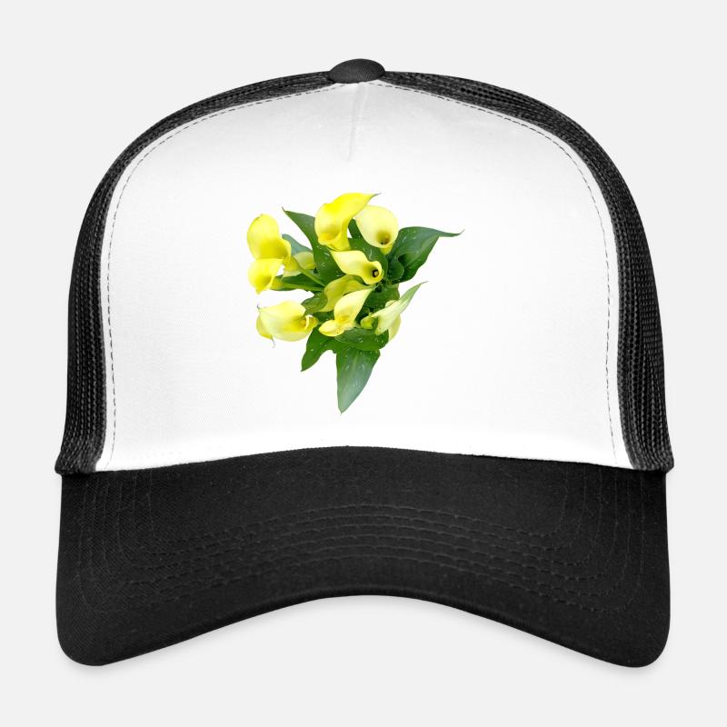 Delicate yellow calla flowers Trucker Cap