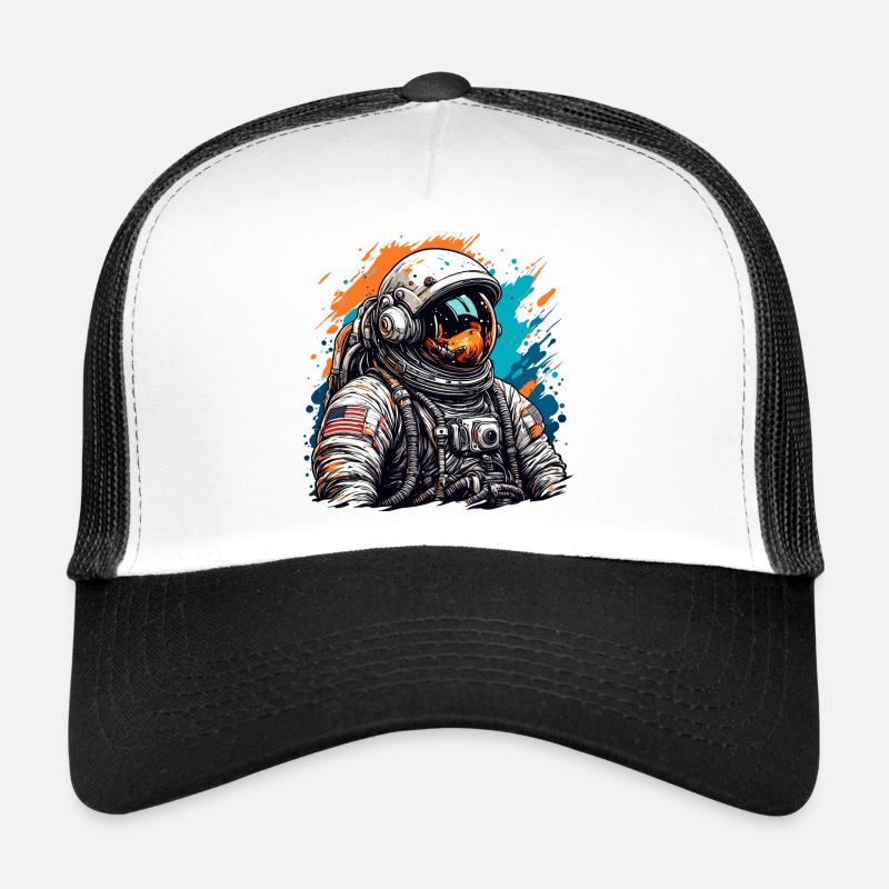 Astronaute / Espace / Vaisseau spatial / Vaisseau spatial / Lune Casquette trucker 