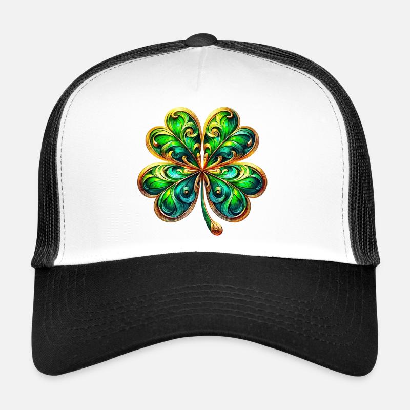 Four-leaf clover Trucker Cap