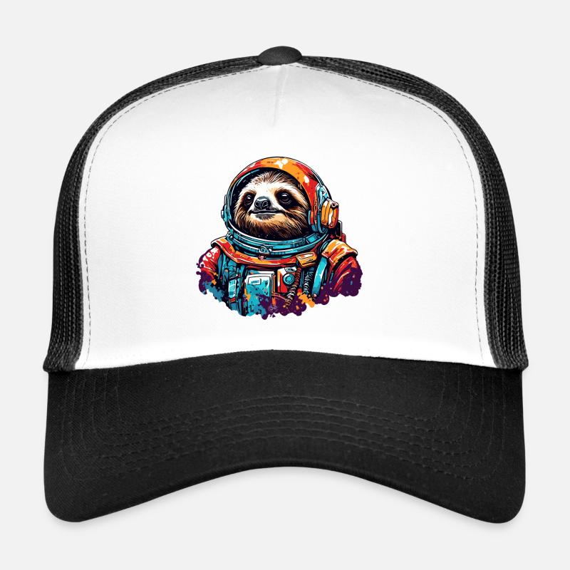 Astronaut / Space / Animal / Sloth / Spaceship Trucker Cap