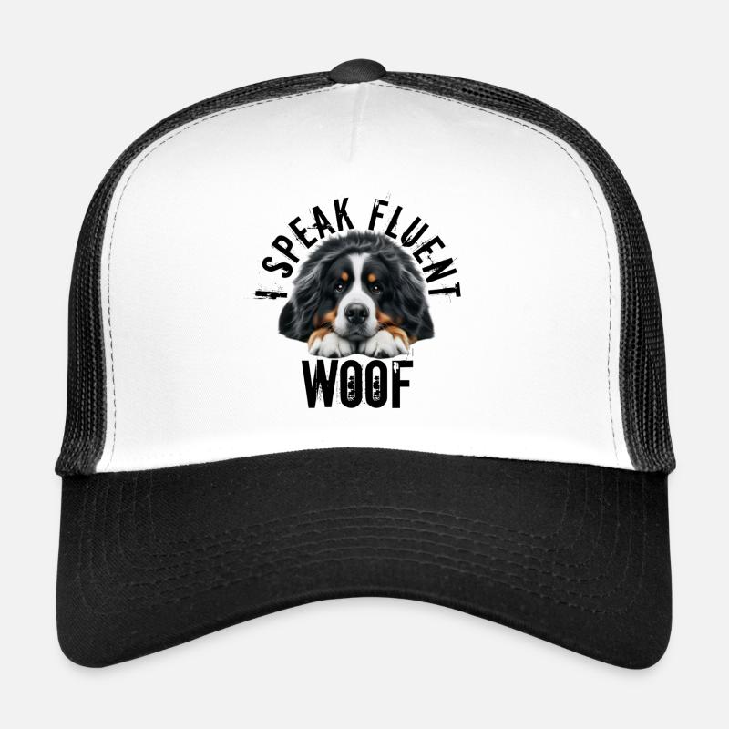 Berner Sennenhund - Trucker Cap - Weiß/Schwarz