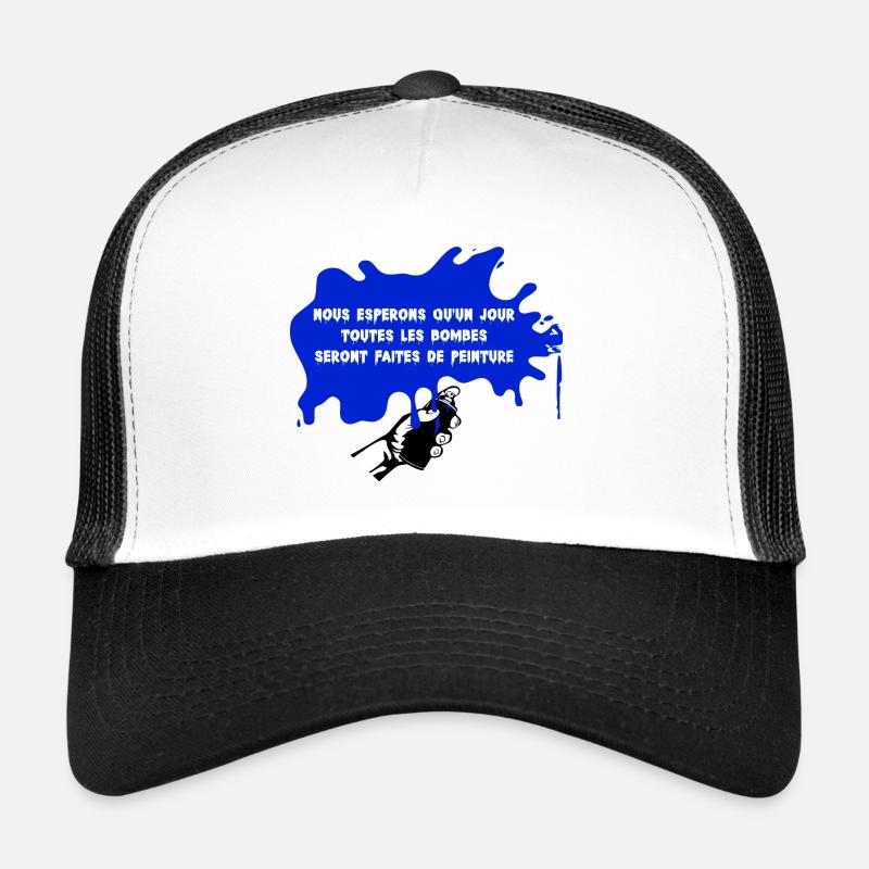 All Spray Paint Trucker Cap