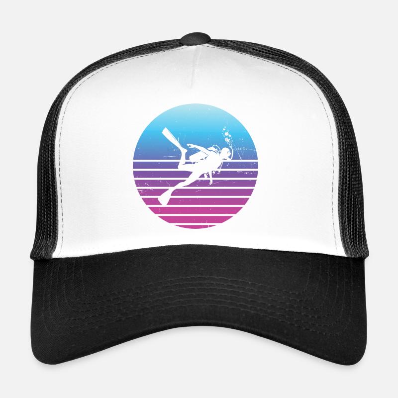 Scuba Diving Scuba Diver Diving Diving Trucker Cap