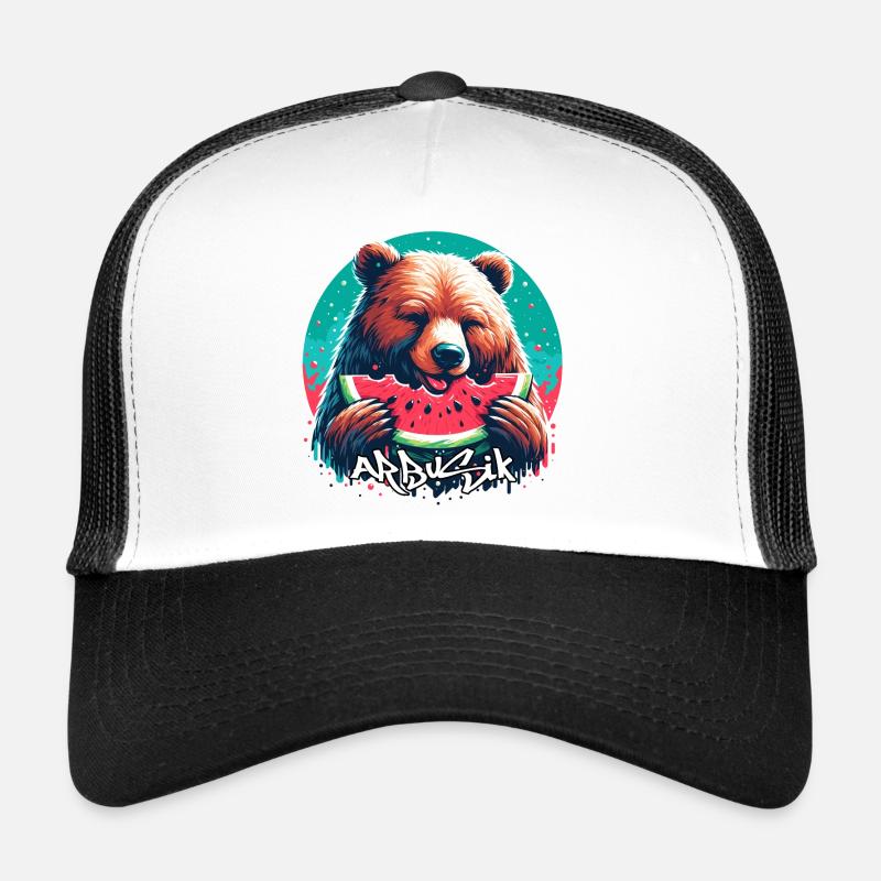 Pastèque Arbusik ours cadeau délicieux Casquette trucker 