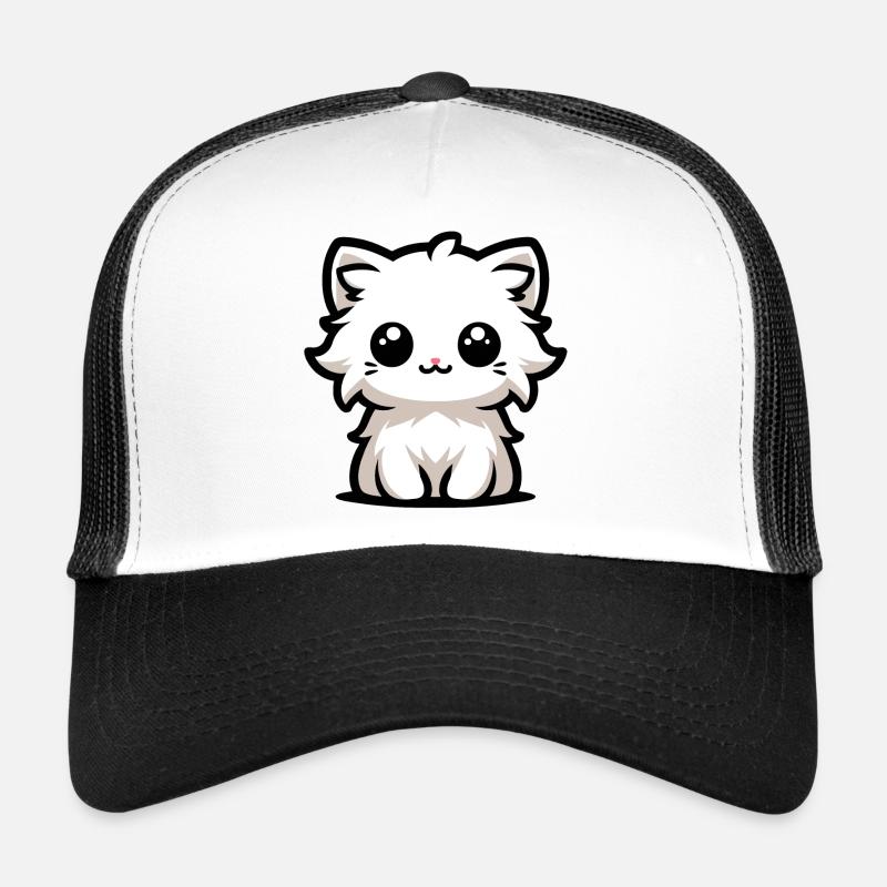 The Cutest Kitty - Trucker Cap - white/black
