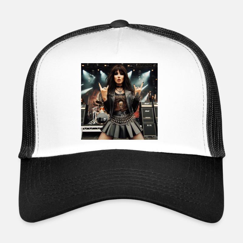 Metalhead devant la scène Casquette trucker 