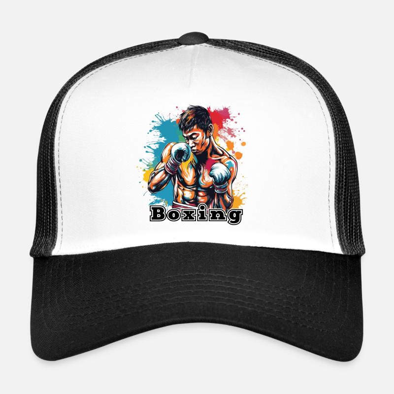 Boxer / Sport / Kampf / Arena / Boxring / Fäuste Trucker Cap