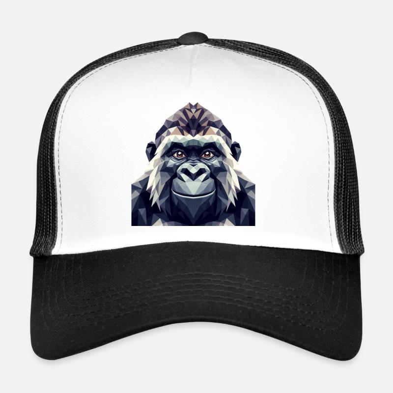 A Polygon Style Monkey Trucker Cap