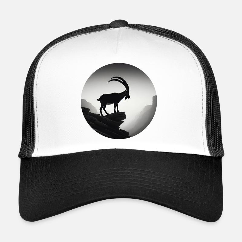 Capricorn - Trucker Cap - white/black