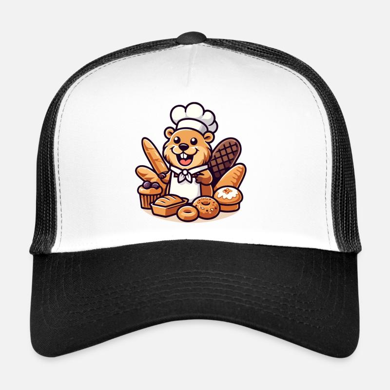 Baker Beaver: The Pastry Pro Trucker Cap