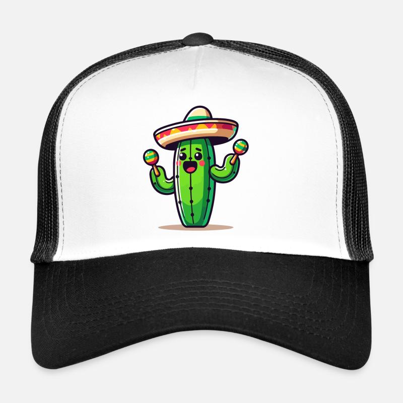 Fiesta Cactus : le shaker Saguaro Casquette trucker 