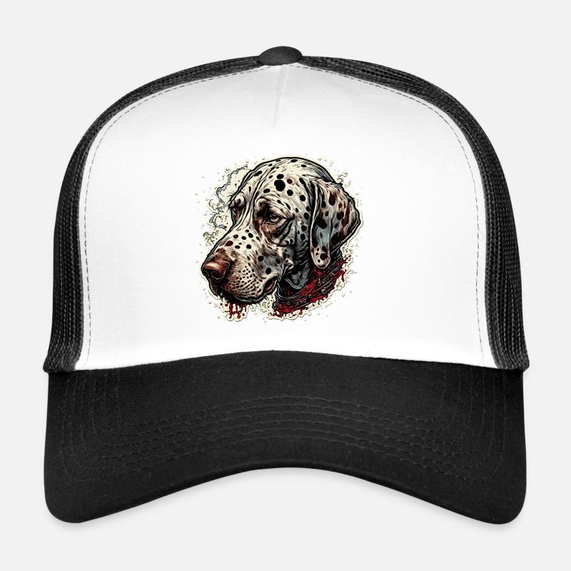 Dalmatian / Dog / Animal / Pet / Barking Trucker Cap