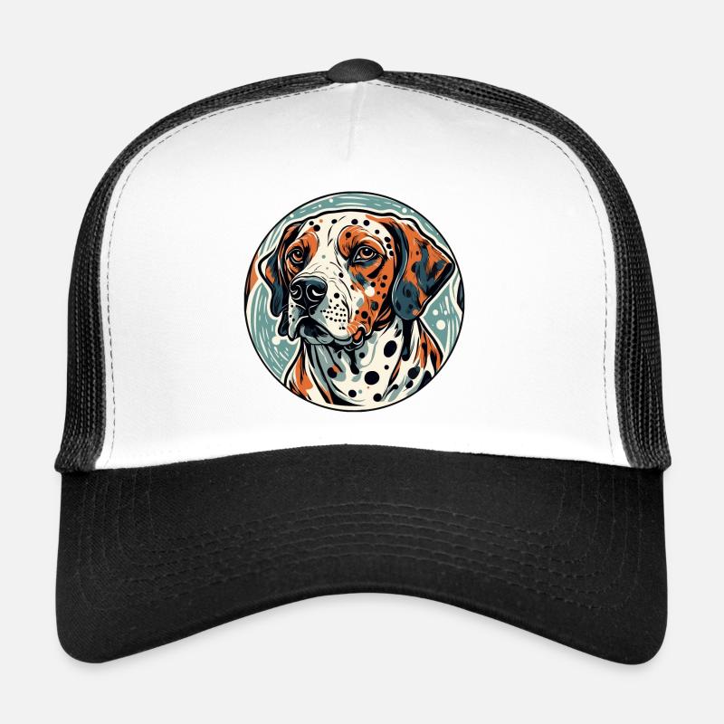 Dalmatian / Dog / Animal / Pet / Barking Trucker Cap