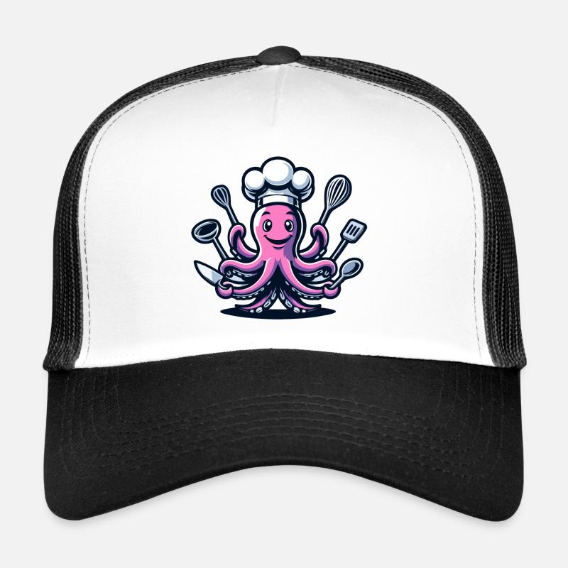 Octo-Chef: Der Gourmet-Tentakel Trucker Cap