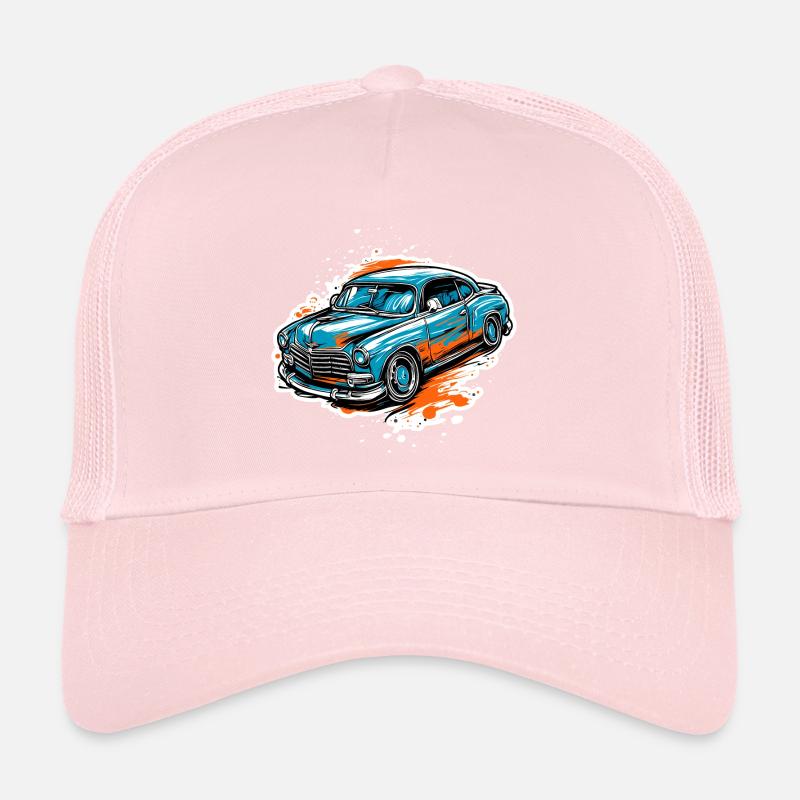 Car / Vehicle / Passenger Car / Mobile / Old Timer / Driving Trucker Cap