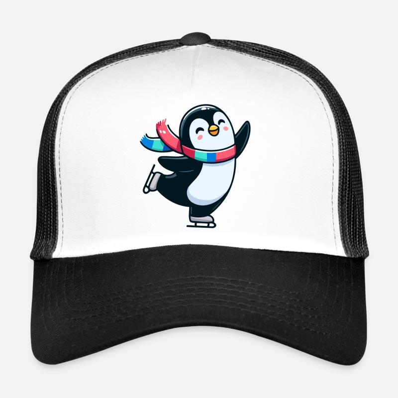 Valse d’hiver Pingouin : La danseuse de glace Casquette trucker 